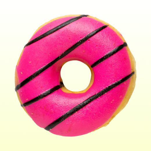 Mini Frambuazlı Donut
